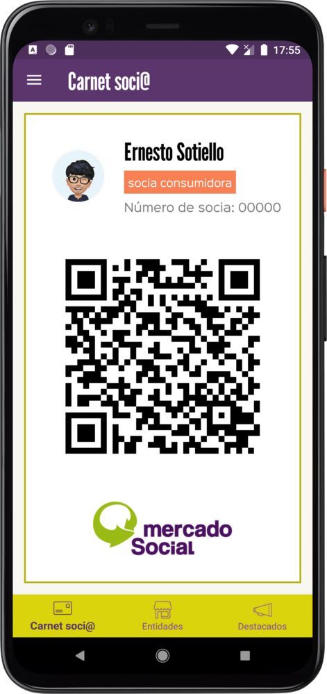 Carnet socia consumidora